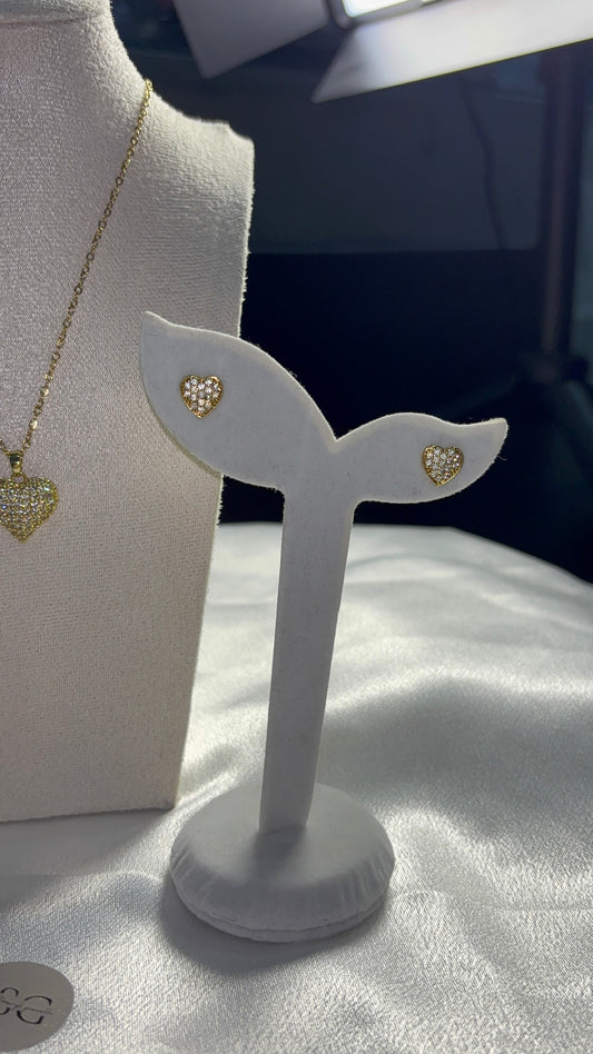 Orecchini Heart Diamond