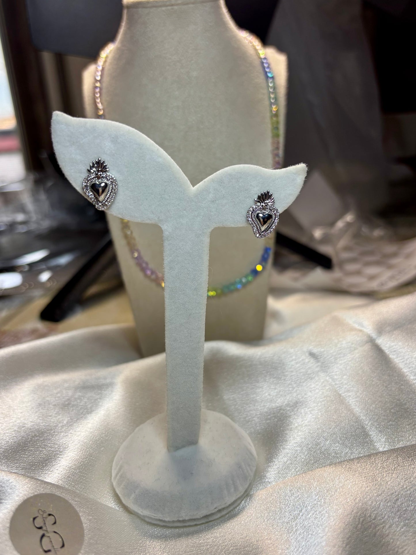 Orecchini Cuore Sacro