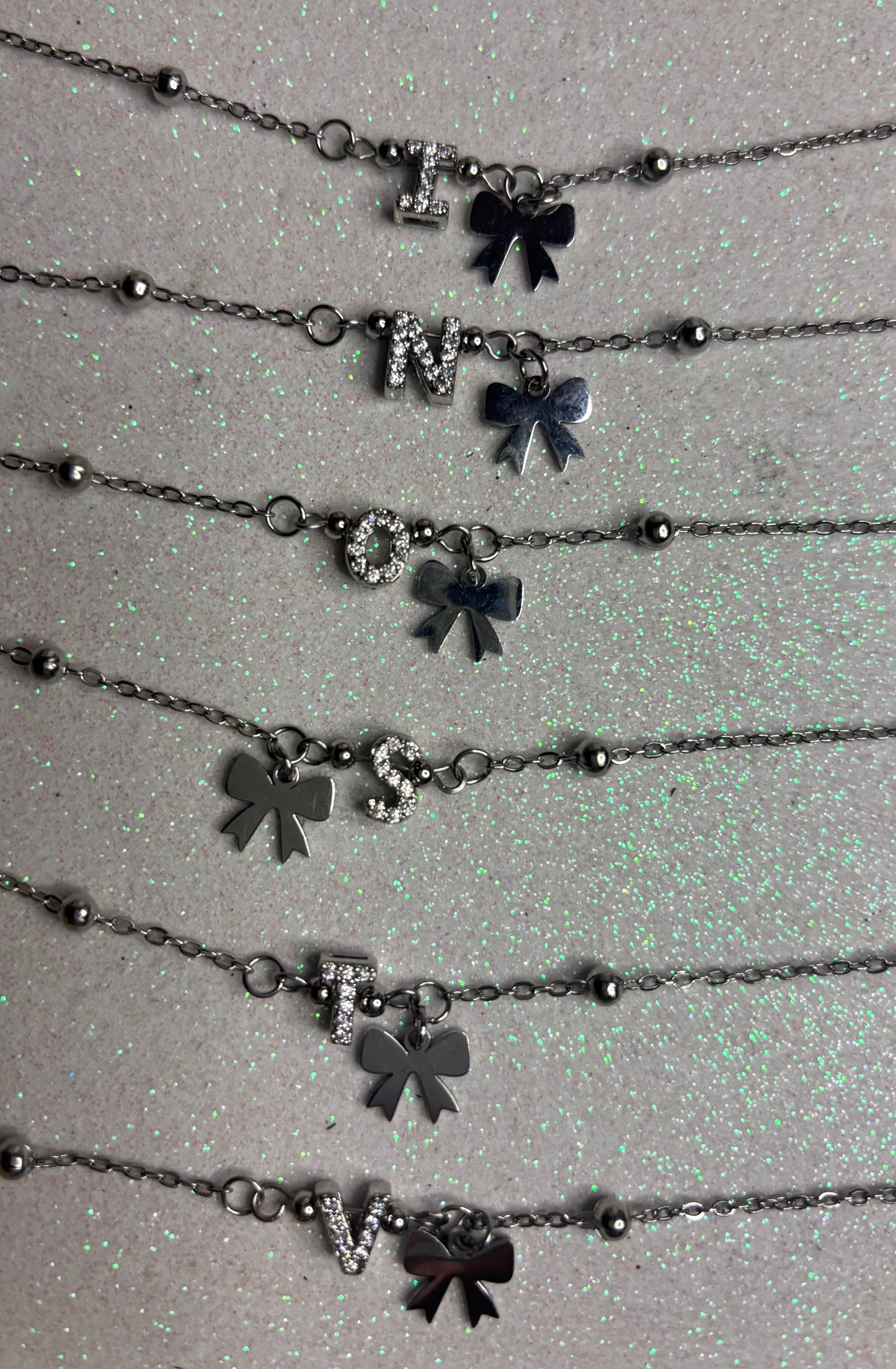 Bracciale Iniziale Fiocco