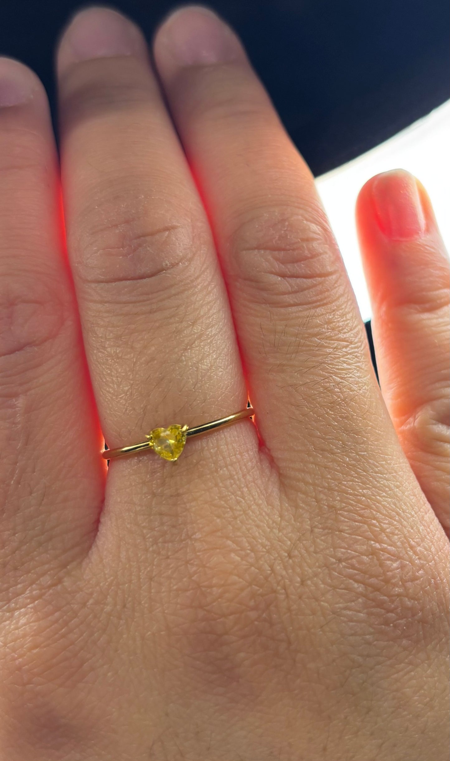 Anello Diamond cuore