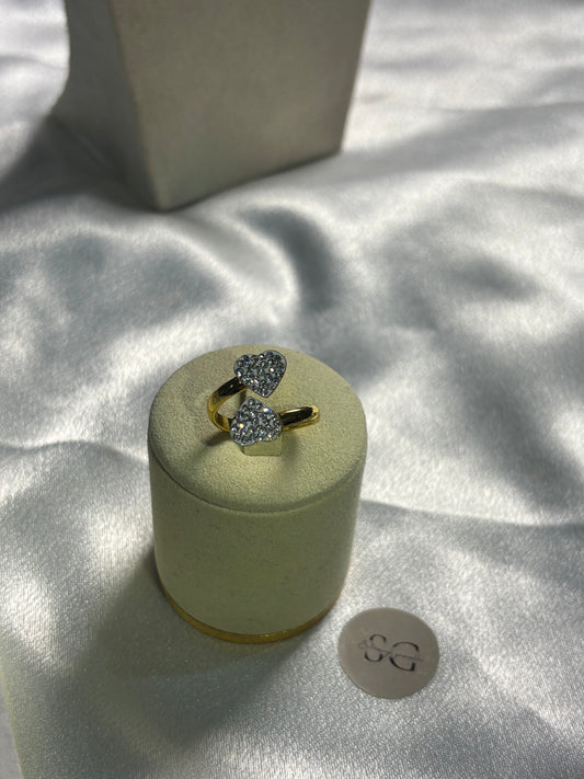 Anello Double Heart