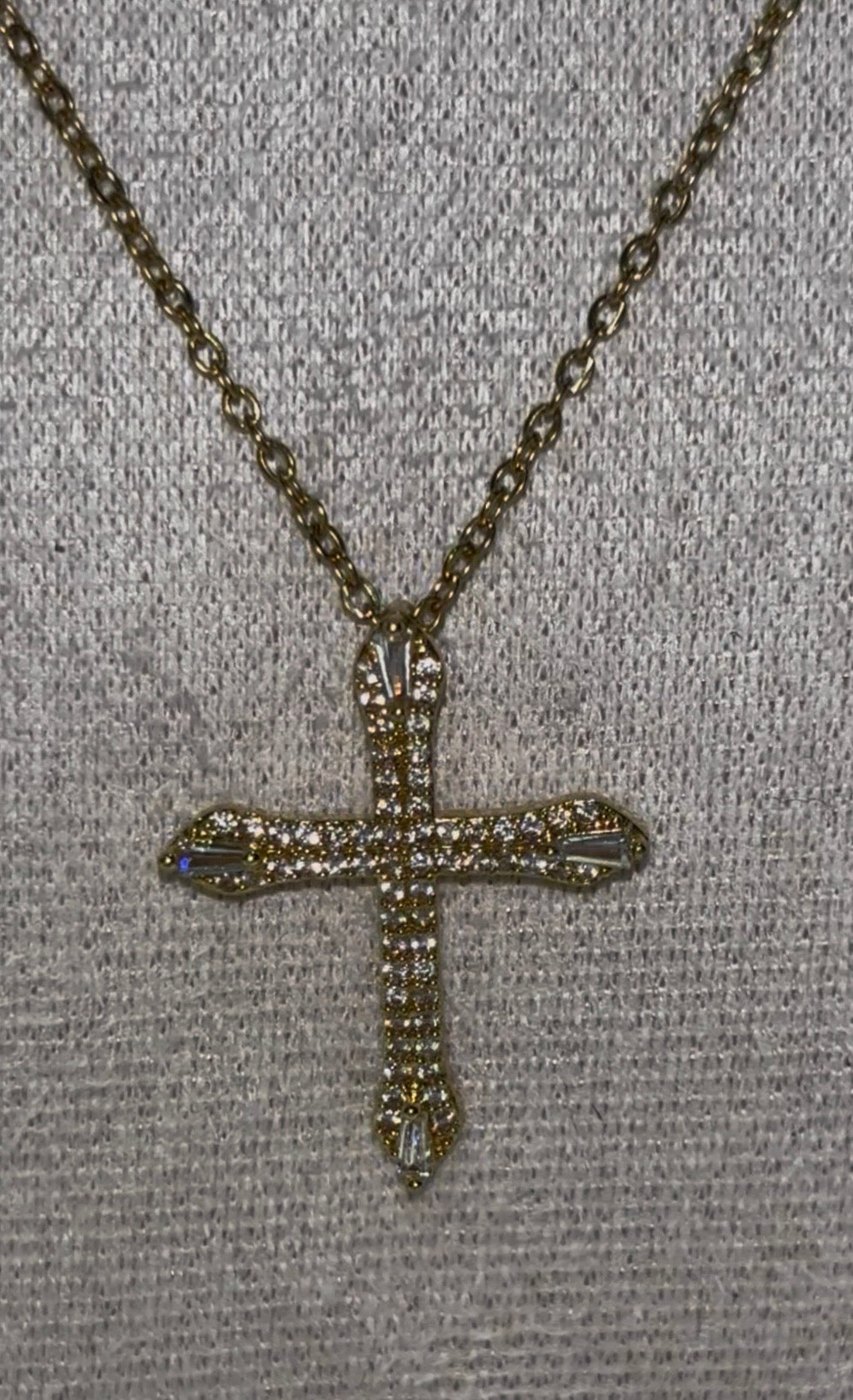 Collana Cross Diamond