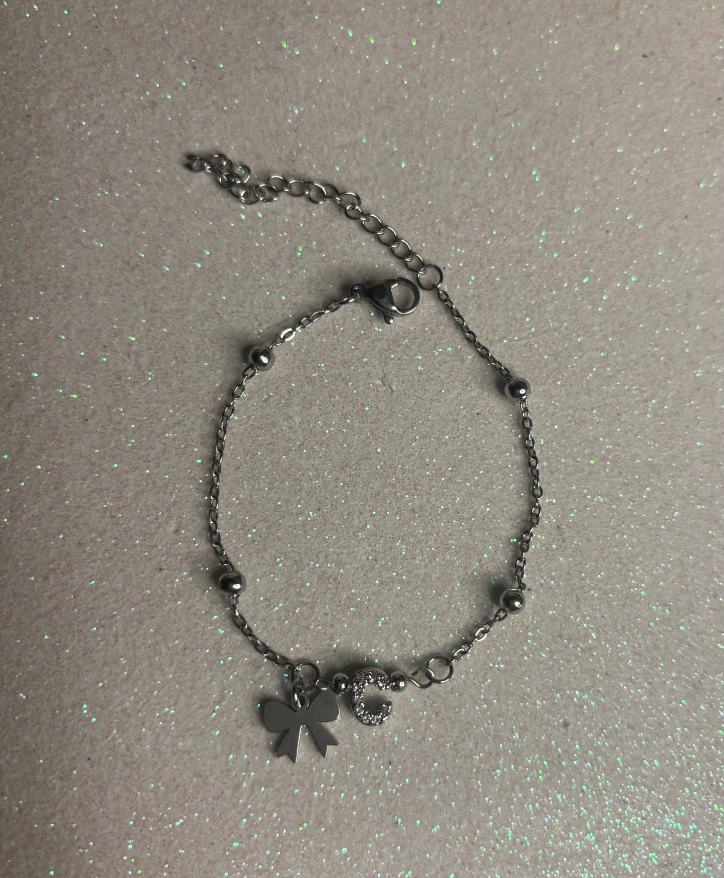 Bracciale Iniziale Fiocco