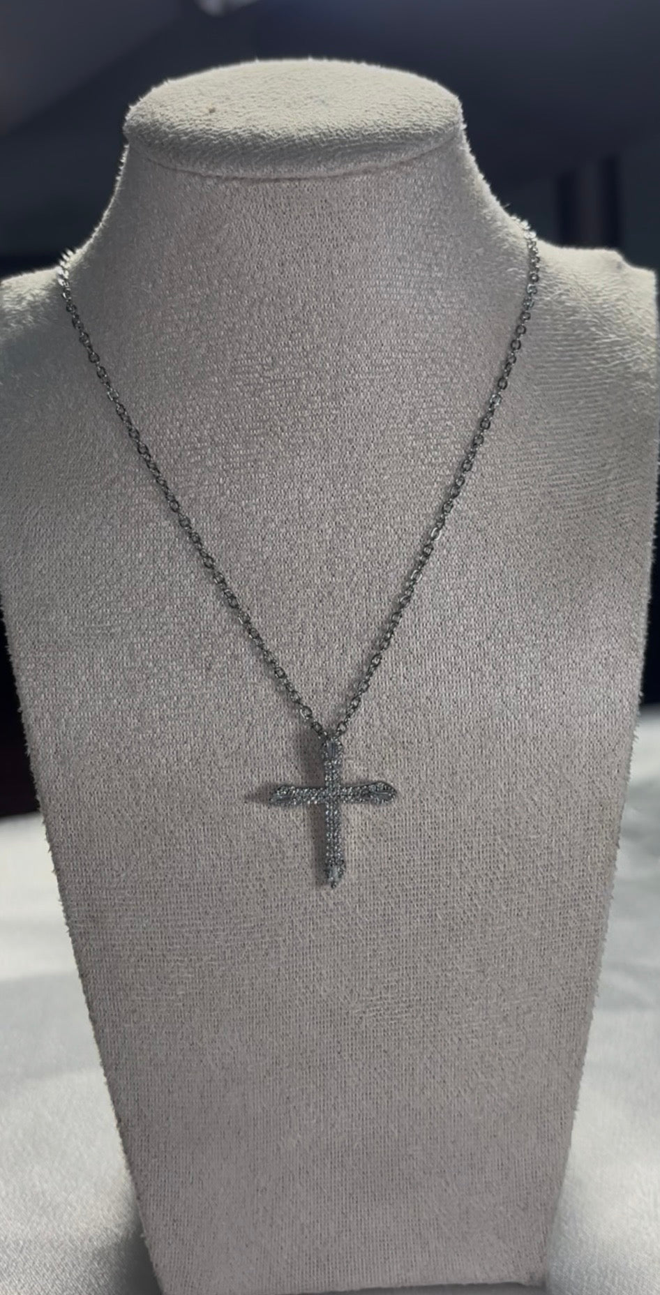 Collana Cross Diamond