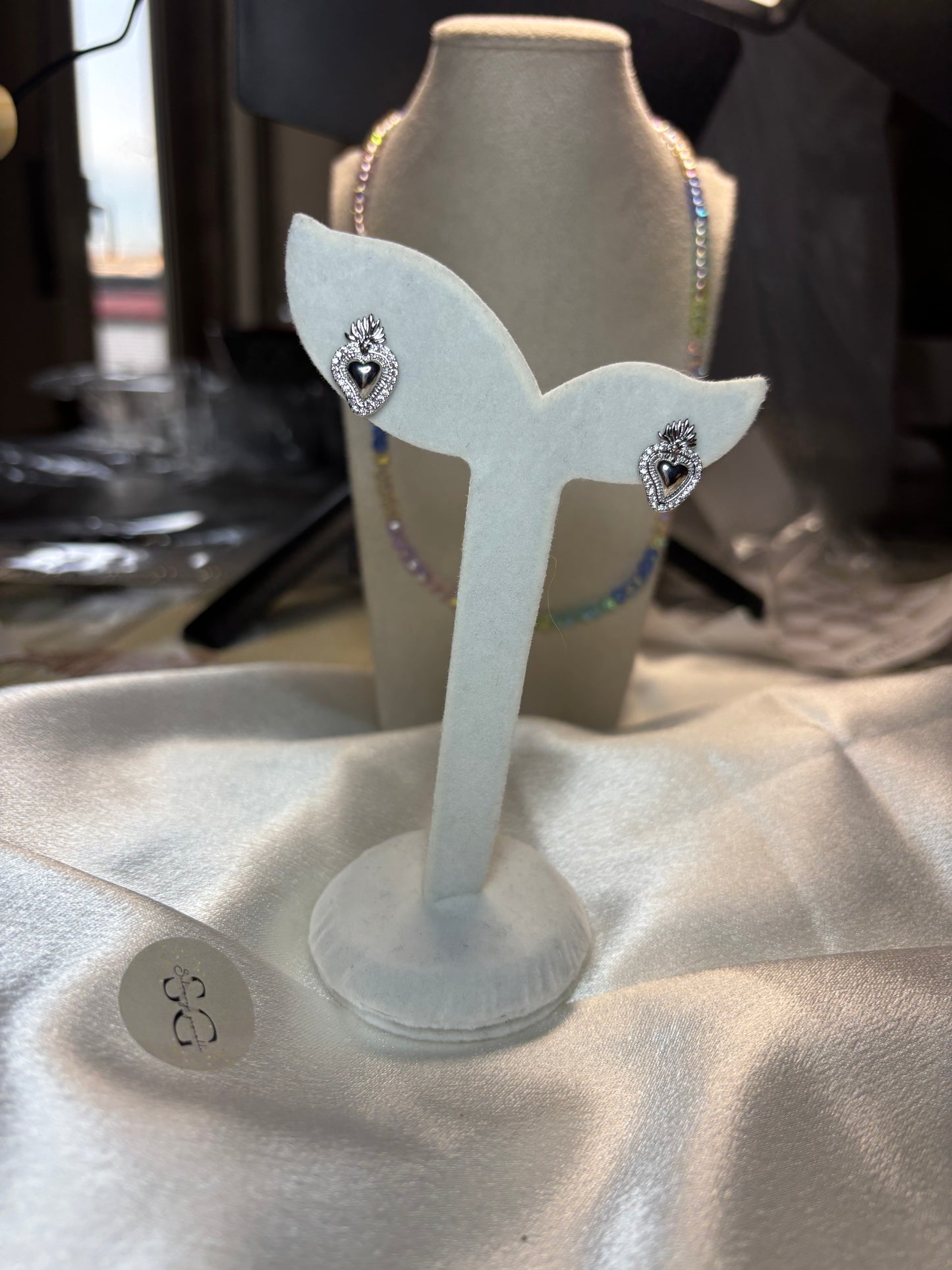 Orecchini Cuore Sacro