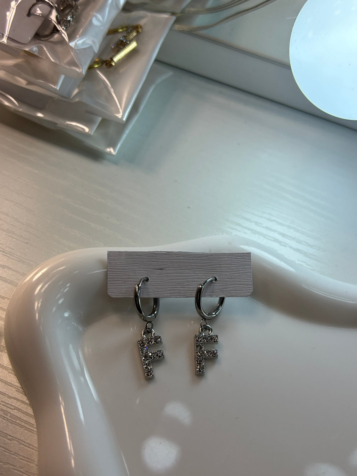 ORECCHINI LUMIA LETTER