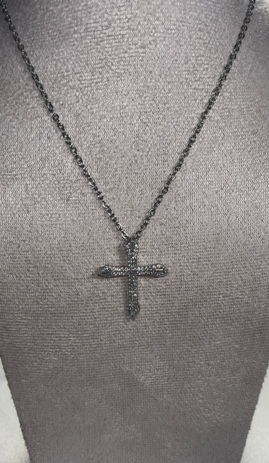 Collana Cross Diamond