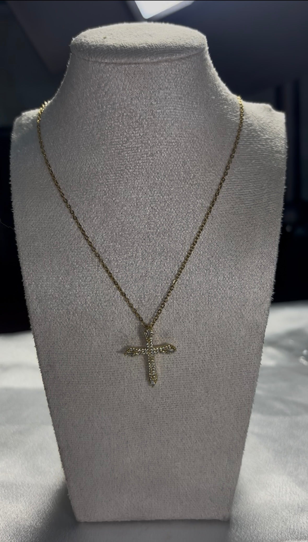 Collana Cross Diamond