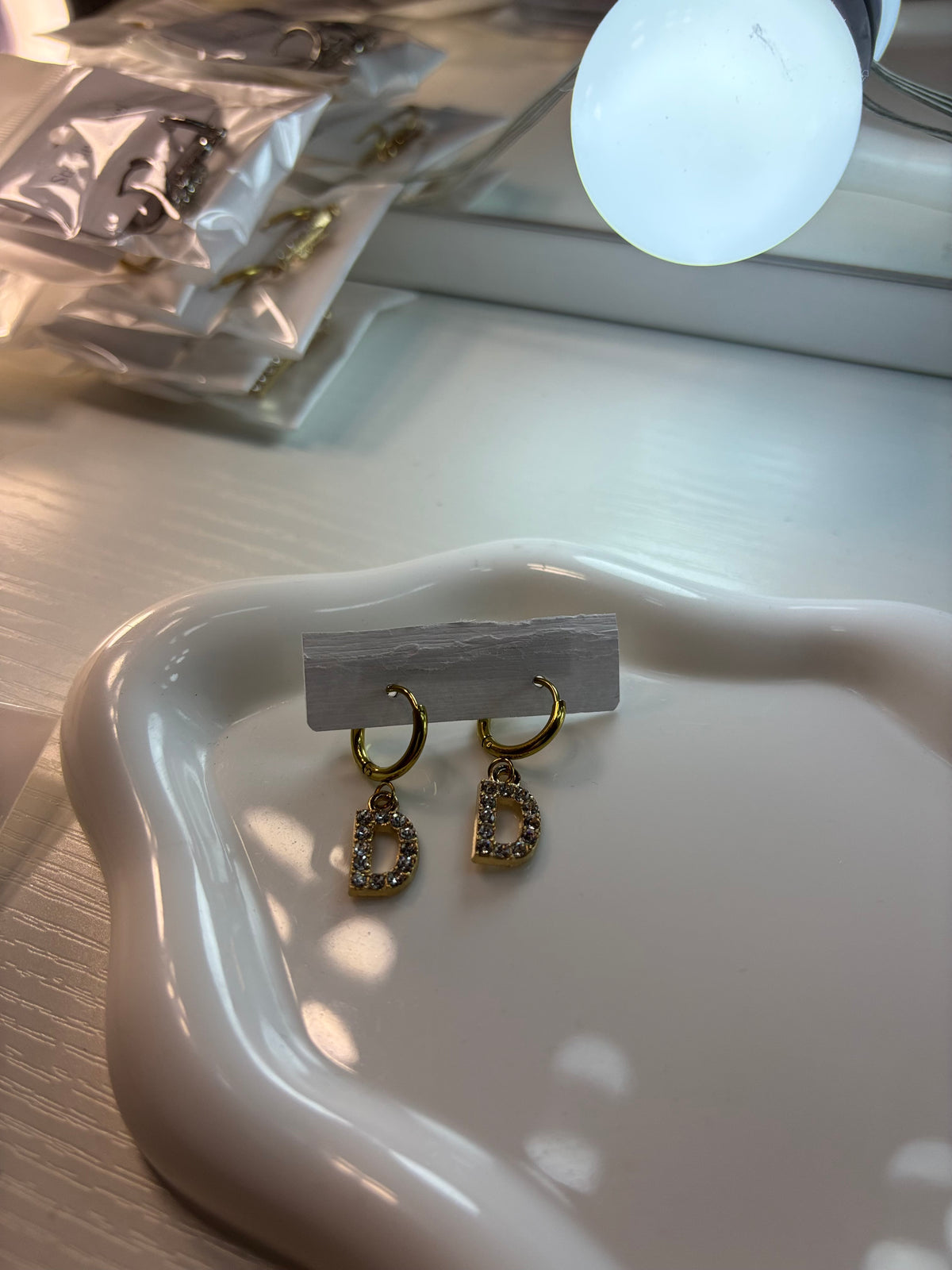 ORECCHINI LUMIA LETTER