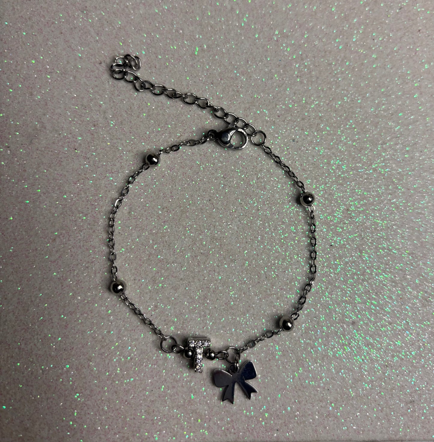 Bracciale Iniziale Fiocco