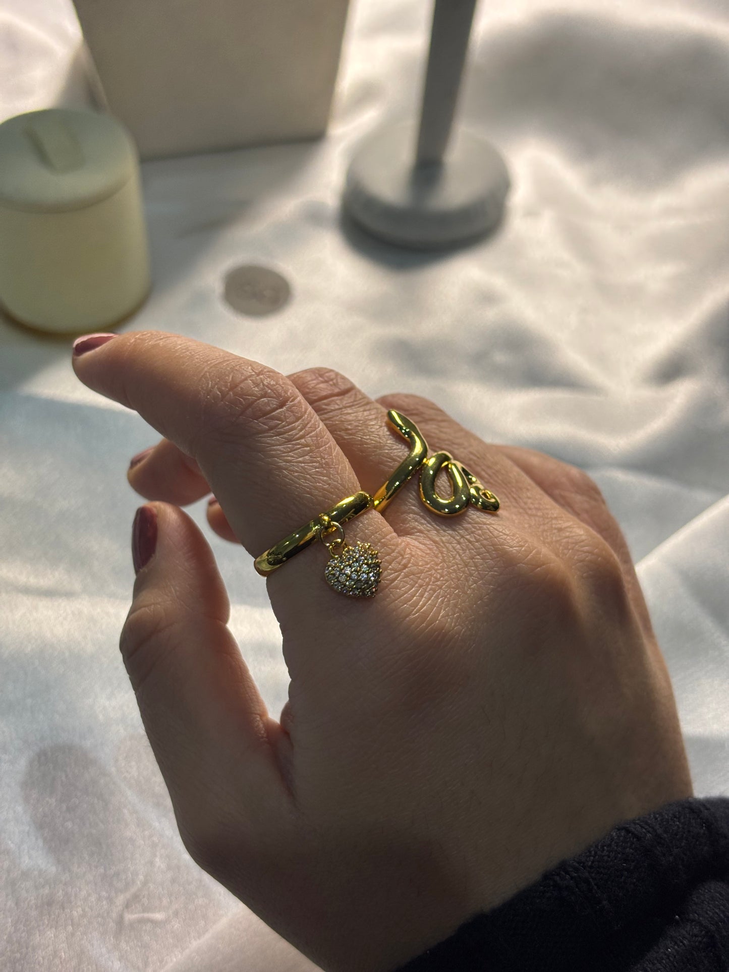 Set Heart Diamond Gold