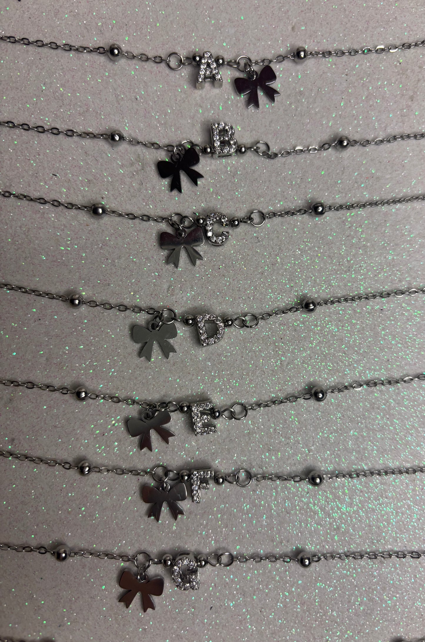 Bracciale Iniziale Fiocco