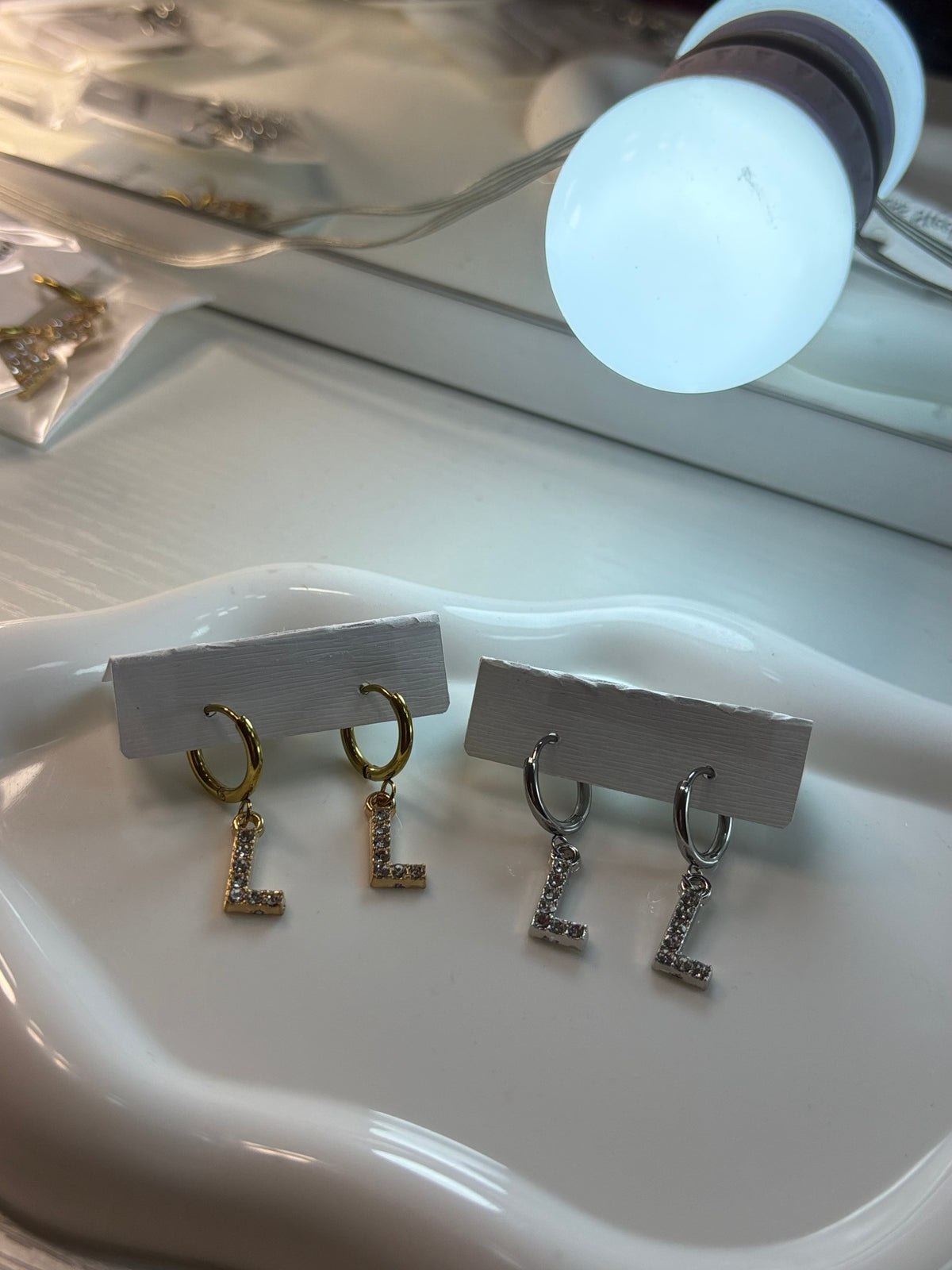 ORECCHINI LUMIA LETTER