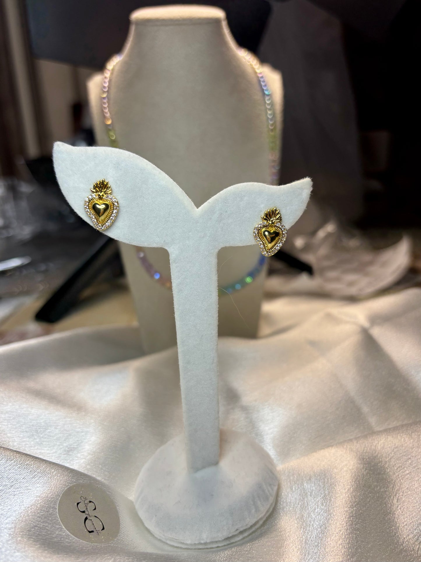 Orecchini Cuore Sacro