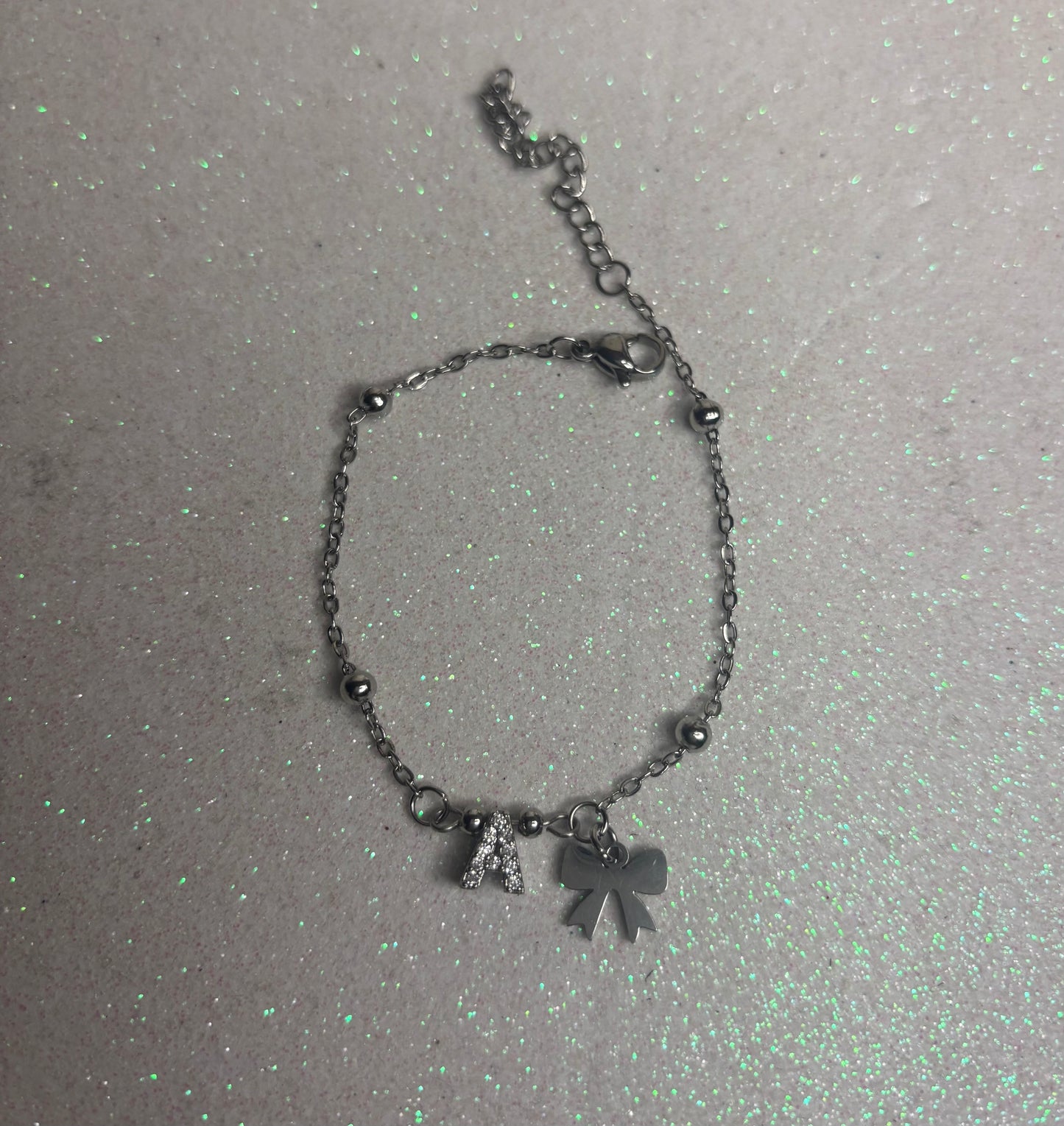 Bracciale Iniziale Fiocco