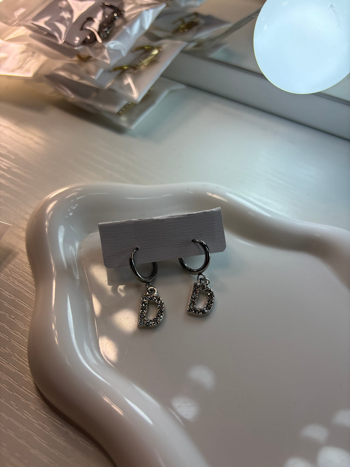 ORECCHINI LUMIA LETTER